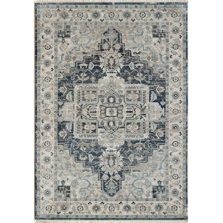 Dynamic Rugs Dynamic Rugs JN246882590 2 ft. x 3 ft. 11 in. Juno 6882 Rectangle Transitional Area Rug - 590 Dark Blue & Cream JN246882590